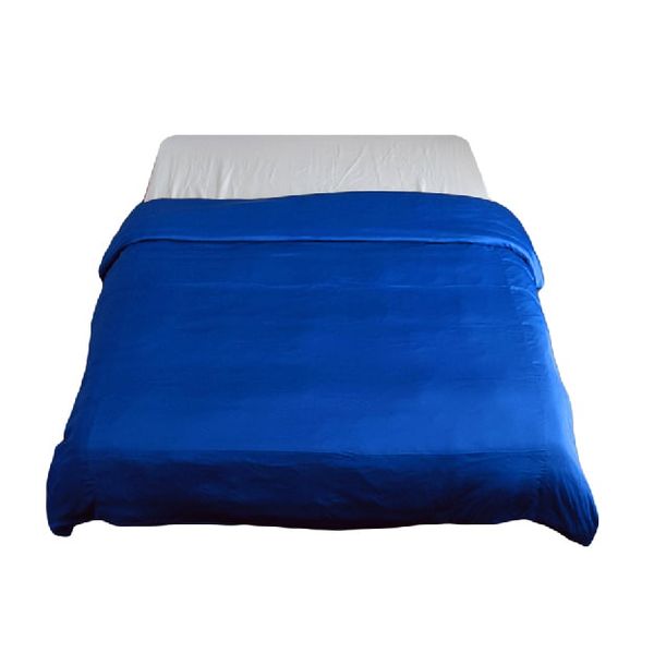  Vỏ chăn mền Lụa Satin xanh cobalt 