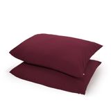  Cặp vỏ gối nằm Premium Cotton đỏ bordeaux 