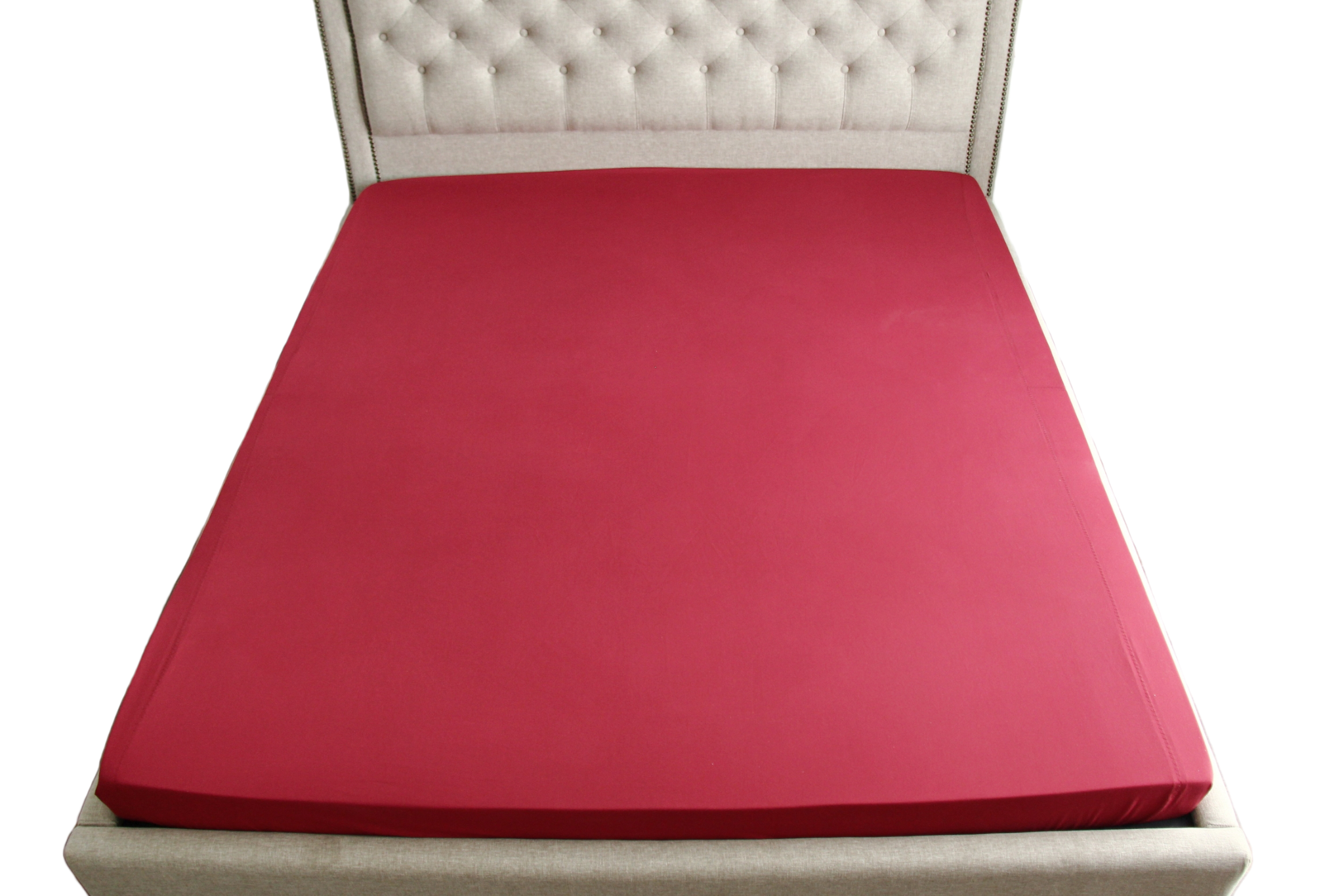  Ga giường Premium Cotton đỏ bordeaux 