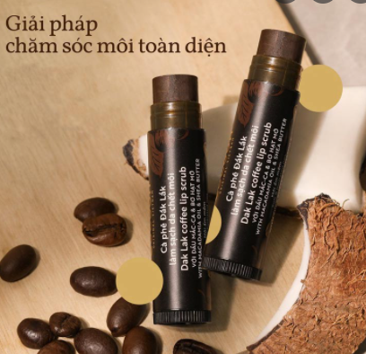  Tẩy da chết môi cafe cocoon 