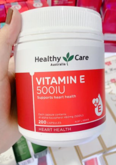  Viên Uống Healthy Care Vitamin E 500IU 200 viên 