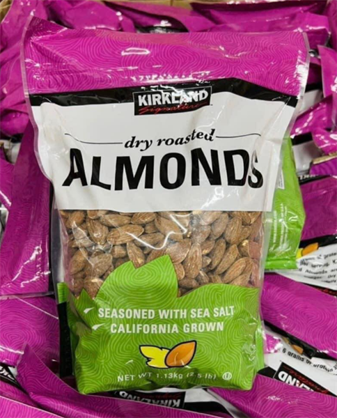  Hạnh nhân rang muối Kirkland Almonds 1.13kg 