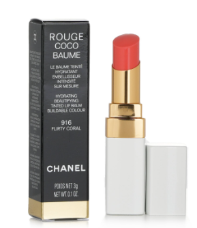  Son Chanel Rouge Coco Baume 916 Flirty Coral 3g 
