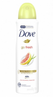 Xịt Khử Mùi Dove Go Fresh Grapefruit and Lemograss Scent (Bưởi Hồng) 150ml