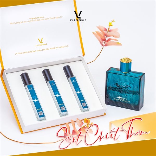  Hộp quà nước hoa chiết ( 3 ống) 