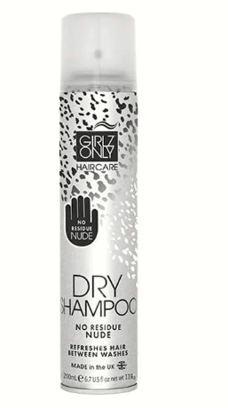  Dầu Gội Khô Girlz Only No Residue Nude (Xám) 200ml 