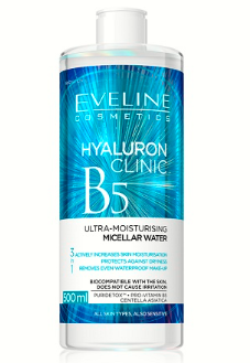  Tẩy Trang Eveline hyaluron clinic B5 500ml 