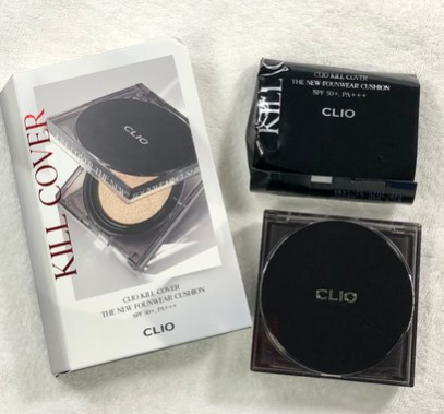  Phấn Nước Clio kill Cover The New Founwear Cushion (Hộp Vuông Kèm Lõi) 4BO Ginger 2*15g 
