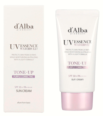  Kem Chống Nắng D’alba Tone Up Purple Corrcting SPF 50+ PA++++ (Tím) 50ml 