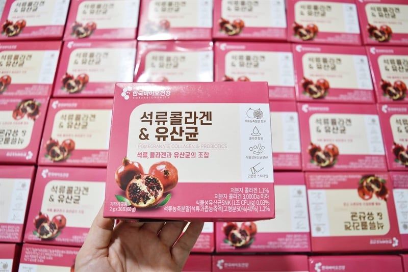  Collagen lựu đỏ Hàn Quốc 2gx30 gói 