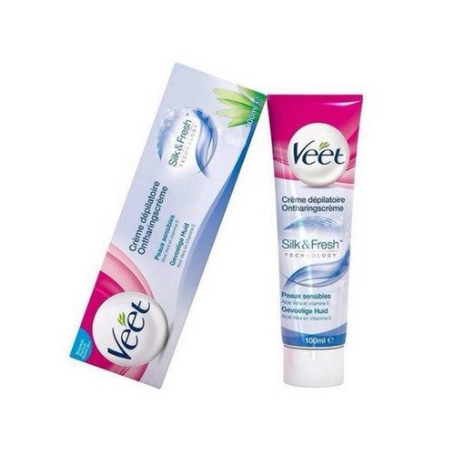  Kem tẩy lông Veet Silk & Fresh (xanh) 100ml 