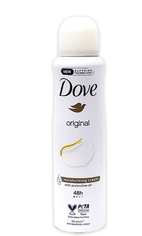  Xịt Khử Mùi Dove Original 150ml 