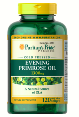  Viên Uống Hoa Anh Thảo Puritan's Pride Evening Primrose Oil 1300mg 120 Viên 