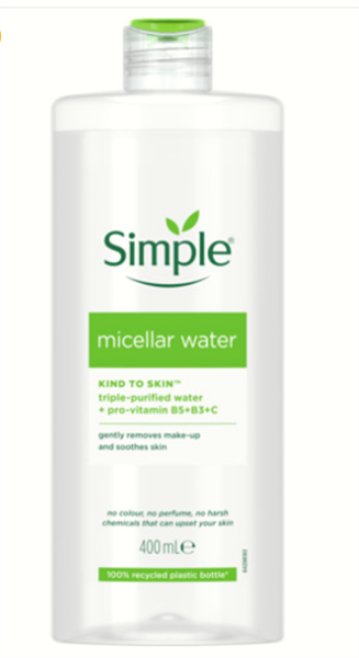  Tẩy Trang Simple Micellar Water 400ml 