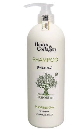  Dầu gội Biotin collagen Pasiori trắng 1000ml 