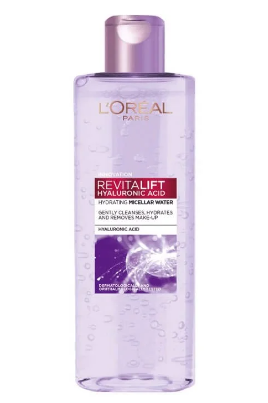  Tẩy Trang L'oreal Revitalift Hyaluronic Acid (Tím) 400ml 