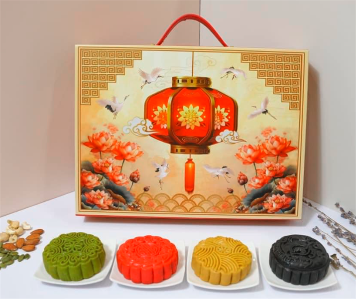  Bánh Trung Thu Healthy Vườn An 2024 - Set 4 Bánh 
