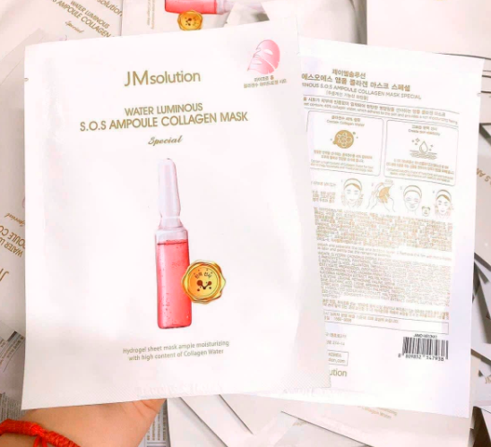  Mặt Nạ JM Solution Water Luminous S.O.S Ampoule Collagen Mask Special 25g 