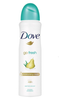 Xịt Khử Mùi Dove Go Fresh Pear & Aloe Vera Scant (Hương Lê)150ml