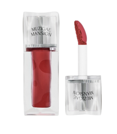  Son Muzigae Lip Oil Premium #01 Đỏ Hồng Đào Unbox 3ml 