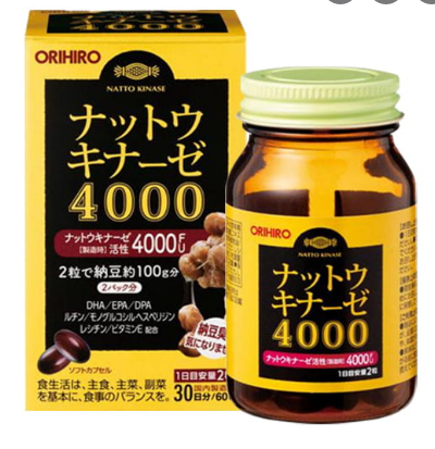  Viên Uống chống đột quỵ Orihiro 4000 FU 