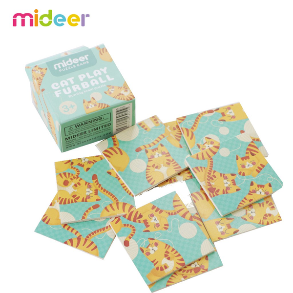  Xếp Hình Mini Mèo Con & Cuộn Len 