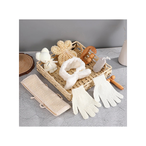  Bộ quà tặng giỏ tắm làm sạch và chăm sóc da 8 món 