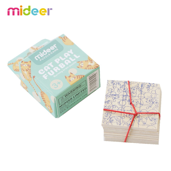 Xếp Hình Mini Mèo Con & Cuộn Len 
