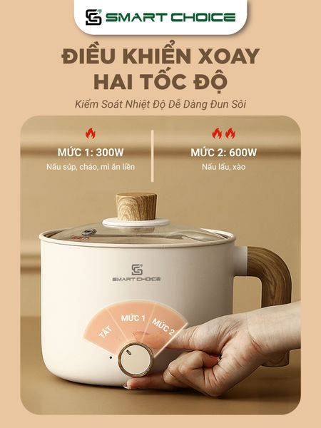  Bộ Nồi Inox Liền Khối, Bộ Nồi SmartChoice SCG-BN003 – Bộ 3 Món 