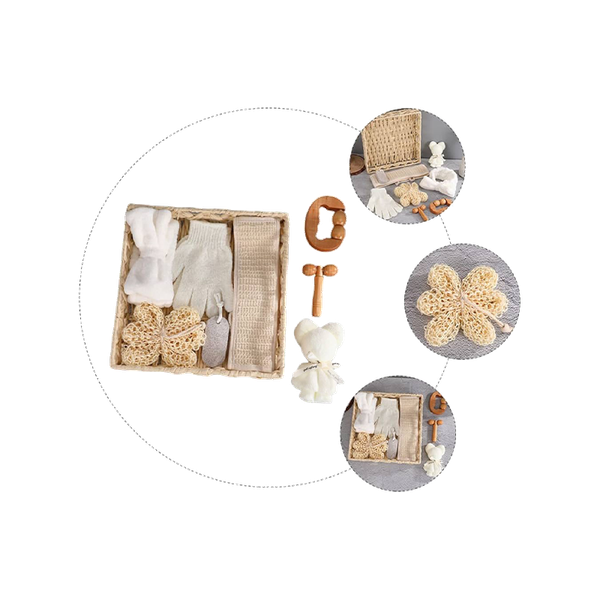  Bộ quà tặng giỏ tắm làm sạch và chăm sóc da 8 món 
