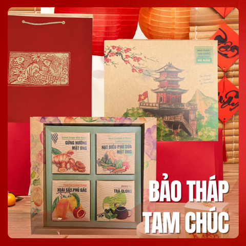  Hộp quà Tết Bảo Tháp Tam Chúc 