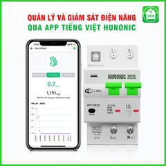 Aptomat đo năng lượng Hunonic Notec 40A