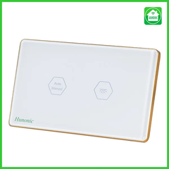 Công Tắc Cầu Thang Wifi Hunonic Chính - Màu Đen/Trắng