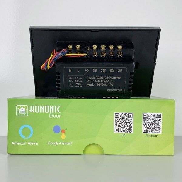 Công tắc cửa cuốn Hunonic - Dòng cao Cấp | Kèm 2 Remote