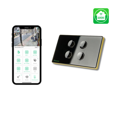 Công tắc cảm ứng BLE Premium 4 Nút - Màu Đen