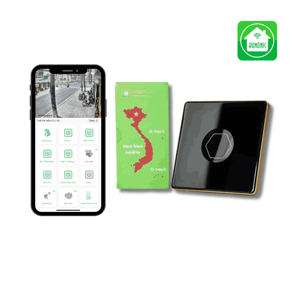 Công tắc cảm ứng BLE Premium CSL - Màu Đen