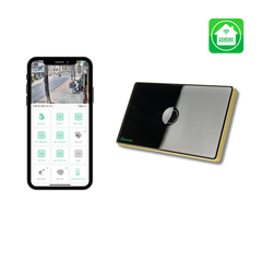 Công tắc cảm ứng BLE Premium 1 Nút - Màu Đen