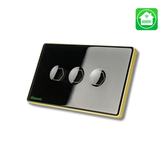 Công tắc cảm ứng BLE Premium 3 Nút - Màu Đen