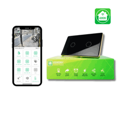 Công tắc cảm ứng BLE Luxury 2 Nút - Màu Đen/Trắng