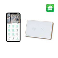 Công Tắc Cầu Thang Wifi Hunonic Chính - Màu Đen/Trắng