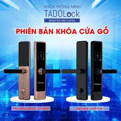 KHÓA THÔNG MINH TADOLock Cửa gỗ (Vàng hồng cổ điển)