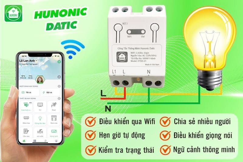Công Tắc Thông Minh Datic Basic