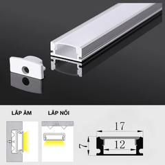 NẸP U MÔI LED BẬC THANG