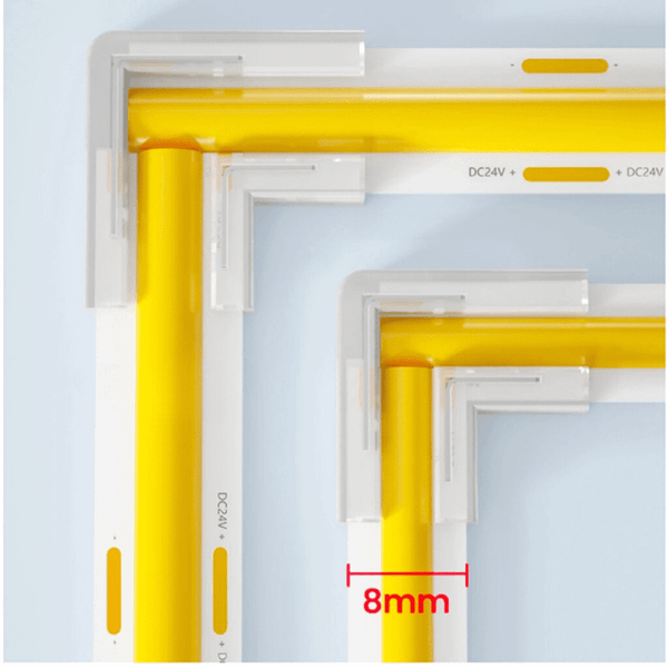 NỐI LED GÓC 90 ĐỘ 8MM | LED COB