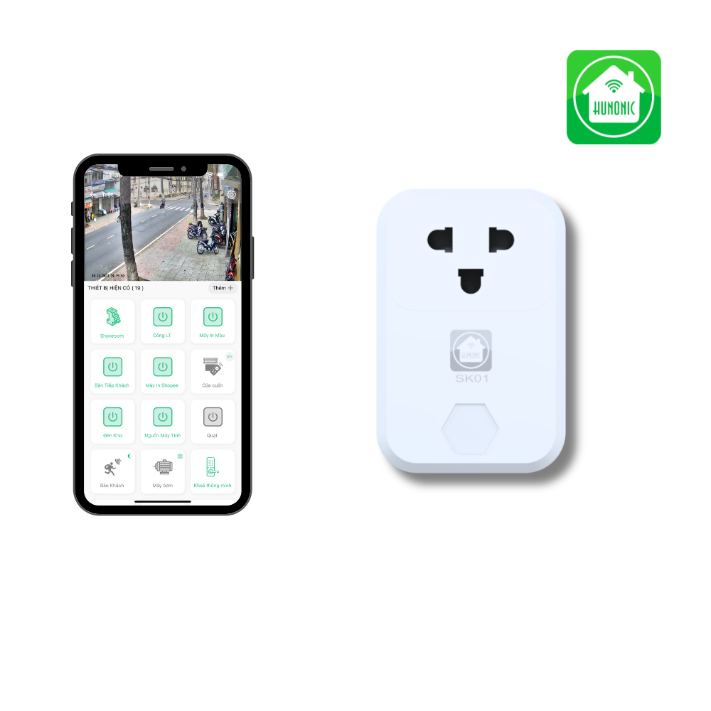 Ổ cắm di động Hunonic SK01