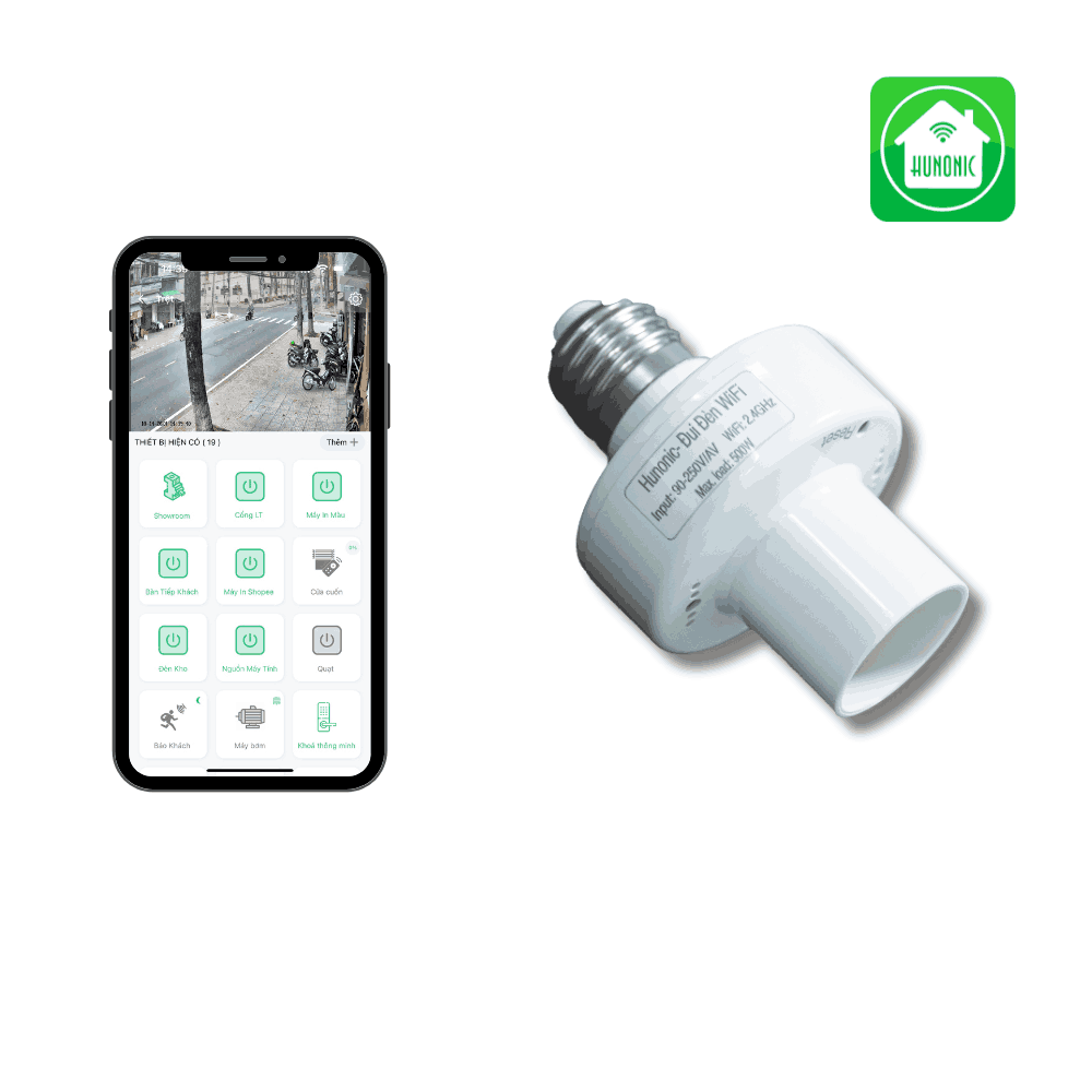 Đui Đèn Wifi Hunonic – Tối Ưu Hóa Trải Nghiệm Chiếu Sáng