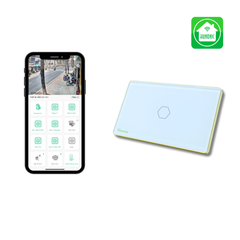 Công Tắc cảm ứng WiFi Hunonic 1 Nút - Màu Đen/Trắng