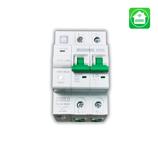 Aptomat đo năng lượng Hunonic Notec 63A