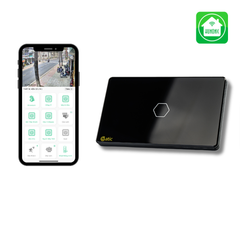 Công tắc cảm ứng Wifi Datic 1 Nút - Màu Đen/Trắng