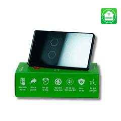 Công Tắc Cảm Ứng 4 Nút Wifi Hunonic Datic Màu Đen/Trắng